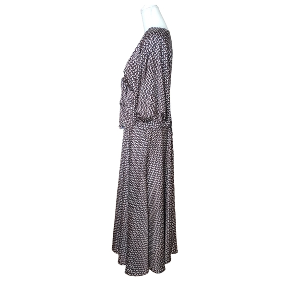 Sheike tie knot bust geometric print maxi dress - Picture 7 of 8